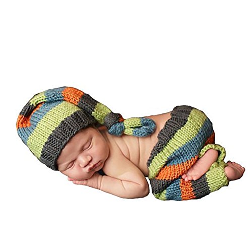 CX-QueenÂ® Handmade Cute Unisex Baby Boy Girl Newborn Knitted Knitted Hat And Pants