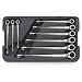 GearWrench 85398 9 Piece Reversible X-Beam Combination Ratcheting Wrench Set SAE
