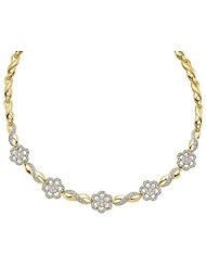 2.00ctw Round Diamond Flower Necklace