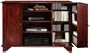 Burnham 50"w Wide screen Tv Stand With Media Storage, 36"H x 50"W, DARK CHERRY
