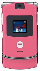 Motorola RAZR V3 Unlocked Phone with Camera, Video Player--International Version with No Warranty (Satin Pink)