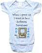 WHEN I GROW UP I WANT TO BE A SOFTWARE DEVELOPER - BigBoyMusic Baby Designs - White, Blue or Pink Onesie / Baby T-shirt