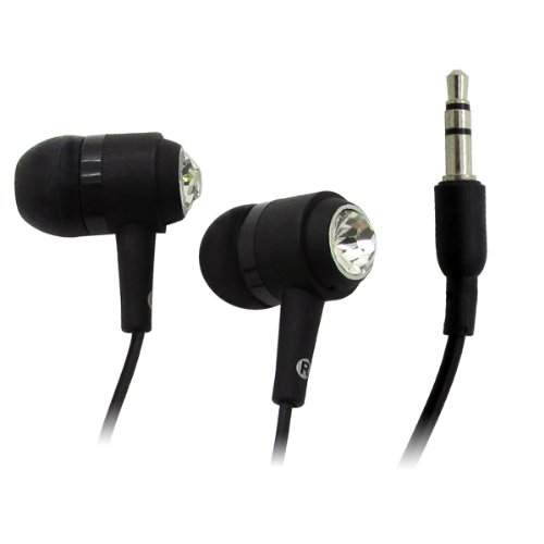 Cbus Wireless Black Diamond 3.5mm Stereo Earphone Headphone for Apple iPad 2 / iPad / new iPad (3rd Gen) / iPod / Nano / Touch / MP3 MP4 Player