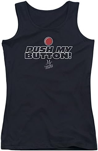 The Voice Push My Button Juniors Tank Top Shirt BLACK SM