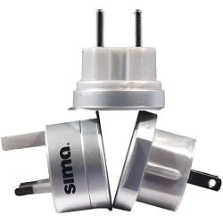 Sima SIP-3 Ultimate International Travel Adapter Plug Set