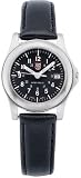 Dress Field Series, Women's, Black Dial, Leather Strap