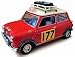 Diecast Model Mini Cooper 1275S Rally in Red