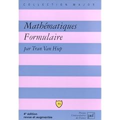 Math�matiques : Formulaire