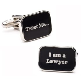 Trust Me...I am a Lawyer Cufflinks Cufflinks new