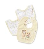 Gerber Brand 3 Pack Neutral Terry Dribbler Bib