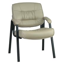 Visitor Chair with Leather Padded Arms