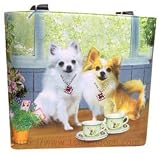 Chihuahua Tea Time Bucket Handbag
