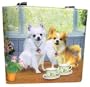 Chihuahua Tea Time Bucket Handbag