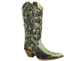 Corral Women's C2140 Boots Green/Brown Python
