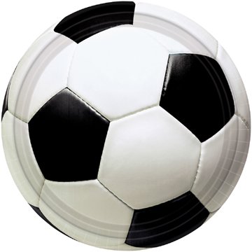 Teller 'Fußball', 8 Stk., 23 cm