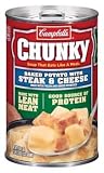 Campbell's Chunky Baked Potato with Steak & Cheese Soup 19 oz (Pack of 12)