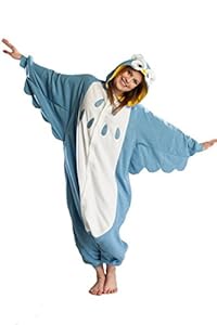 Ikerenwedding Sleep suit Pajamas Costume Carnival Halloween Cosplay Homewear Lounge Wear Owl L