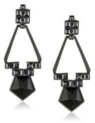 Sam Edelman Multi-Stone Geometric Drop Earrings