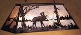 LAMPS BEAUTIFUL Rustic Lodge Moose Mica Billiards Pool Table Island Light by Meyda Tiffany--Excellent customer service--see our feedback.