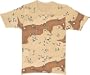 Camouflage T-Shirt, Desert Camo, Medium
