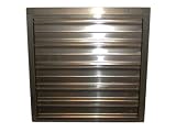 TPI Corporation CES-12G Direct Drive Exhaust Fan Wall Shutter, 12" Diameter
