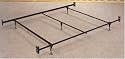Queen Size 5 Legs & Glides Bed Frame/Rail for Headboard & Footboard