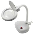 SE Table Magnifier Lamp - 5X - Fluorescent Light (White)
