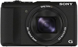 Sony DSC-HX60 Digitalkamera (20,4 Megapixel, 30-fach opt. Zoom, 7,5 cm (3 Zoll) LCD-Display, Exmor R CMOS Sensor, NFC/WiFi) schwarz