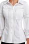 Robert Rodriguez Corset Pintuck Shirt in White