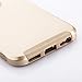 technext020 iPhone 6S Plus Gold Case, Non Slip iPhone 6 Plus Case Hard Plastic Silicone Protective Case Rubber Bumper Slim Heavy Duty Dual Layer Gold Cover