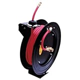 ReelWorks Air Hose Reel With Hose - 3/8in. x 25ft. Hose, Max. 300 PSI ReelWorks Air Hose Reel With Hose - 3/8in. x 25ft. Hose, Max. 300 PSI