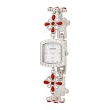 Croton Women`s Cr207825rdmp Flower Stone Watch
