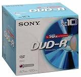 Sony DMR 47 - DVD-R x 10 - 4.7 GB - storage media