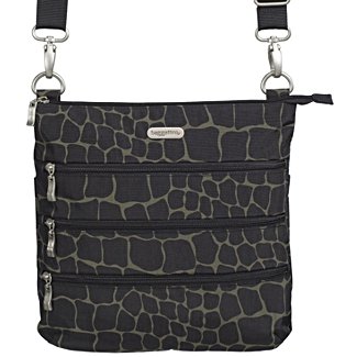 Travel Gear Bag Baggallini Big Zipper Bagg  Giraffe Printed