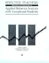 Effective Teaching: Principles and Procedures of Applied Behavior Analysis with Exceptional Students
