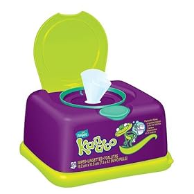 Pampers Kandoo Flushable Wipes, Fresh Splash Scent,  (50 Wipes in easy-use Tub)