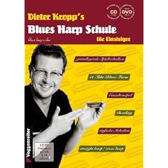 Blues Harp Schule m. CD und DVD - Mundharmonika spielen f�r Einsteiger / grundlegende Spieltechniken / von einfachen Melodien �ber erdigen Blues bis ... / Bending / einfache Melodien /
