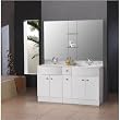 Dreamline VRB-314-147-WH Eurodesign Double Vanity Bathroom Vanity - White