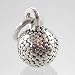 Three Dimensional Tiny Golf Ball Charm in Sterling Silver, #9524