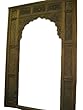 Hand Carved Rare Antique Teak Wood Arch Way Architecture Furniture From India 109x74