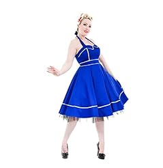 Cocktail Cotton/Elastane/Satin Halter Piping Belted Pleated  Dress With a Ribbon 