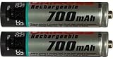 2 Bulk packed Uniross AAA 59H cordless telephone replacement batteries