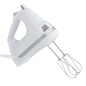 KitchenAid KHM5APWH 5-Speed Ultra Power Hand Mixer, White