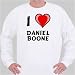 Search : I Love Daniel Boone Sweatshirt