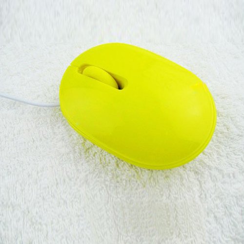 Soap Shape USB Optical Mouse yellow