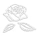 We-buys Rose Cutting Dies Stencil Metal Template for DIY Paper Card Album
