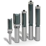 MLCS 8810 Flush and Pattern Trim Router Bit Set, 5-Piece (Tools & Home Improvement)