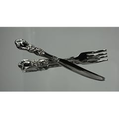 Aphrodite （アフロディーテ） ネクタイピン 食器 趣味 記念品 ナイフとフォーク 合金銀色 日本製
