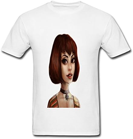Men's Printed Leon The Professional Mathilda Lightning Crew t Shirt