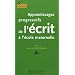 Apprentissages progressifs de l'�crit � l'�cole maternelle